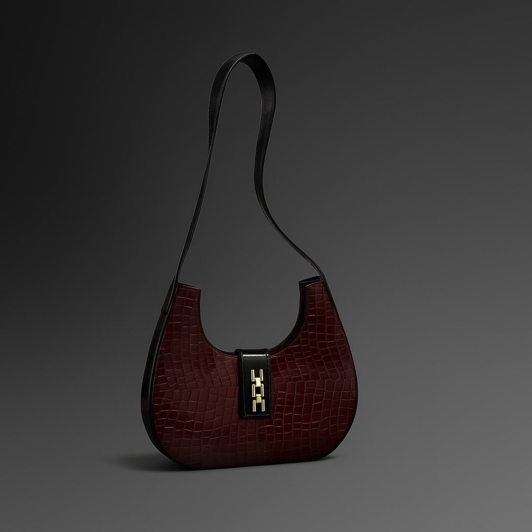 Maroon Moon Bag